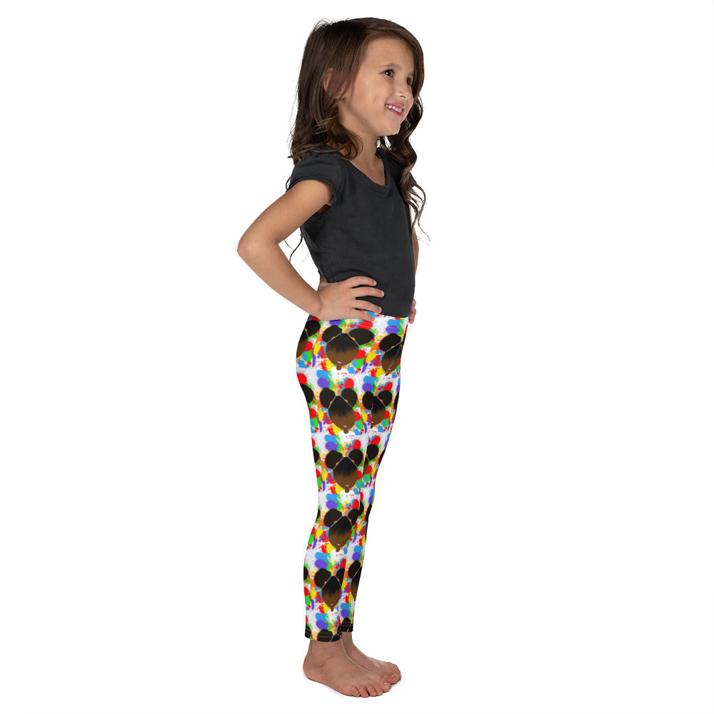 RAINBOW SPLATTER SISTAH Kid's Leggings 2-7