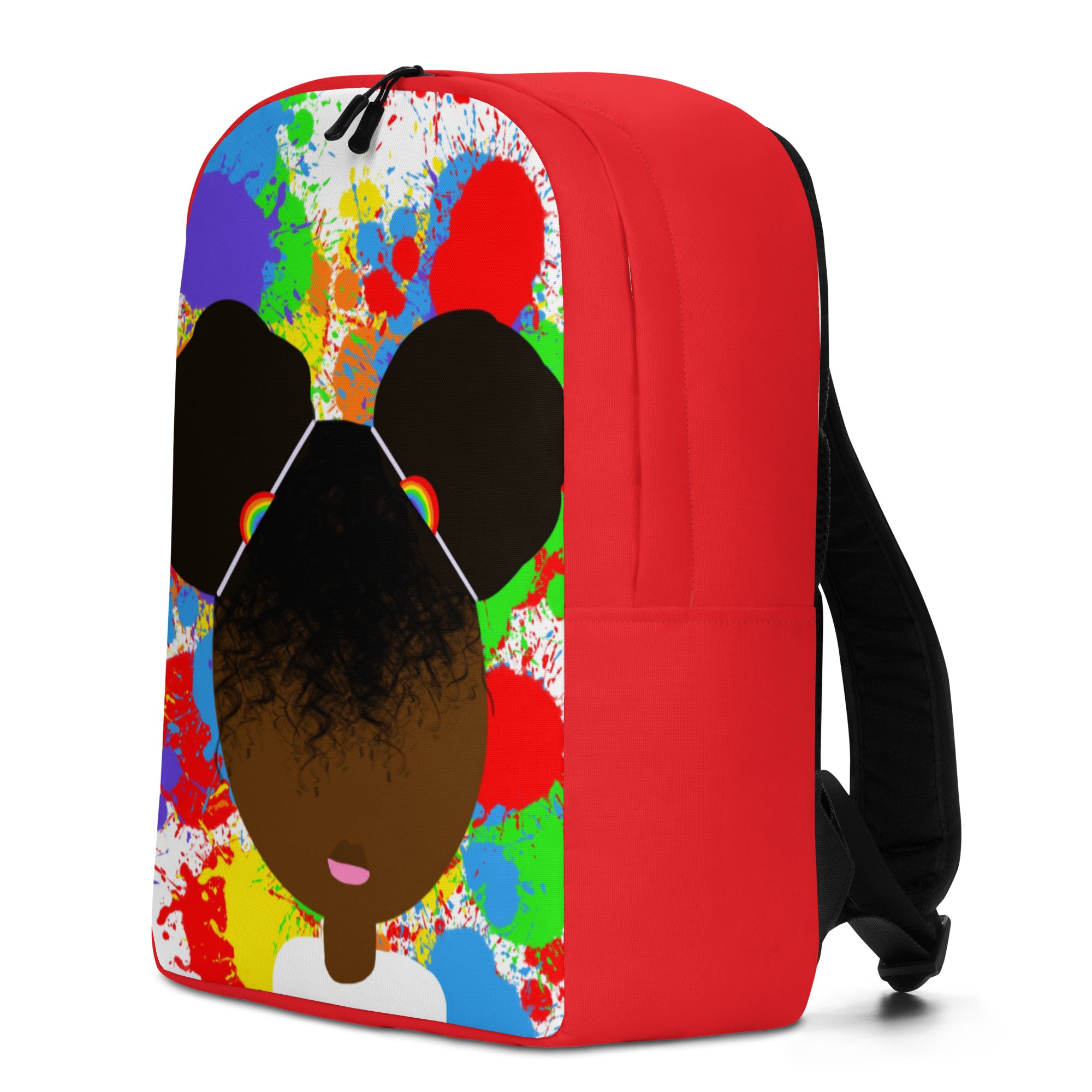 RAINBOW SPLATTER SISTAH Minimalist Backpack