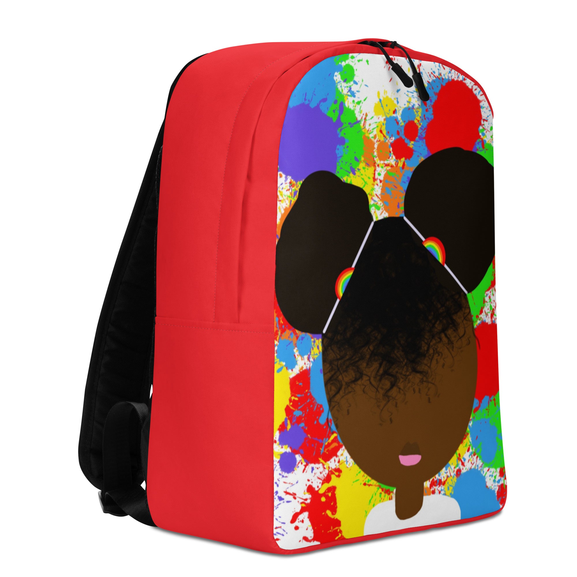 RAINBOW SPLATTER SISTAH Minimalist Backpack
