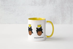 Basquiat King Royalty Mug with Color Inside