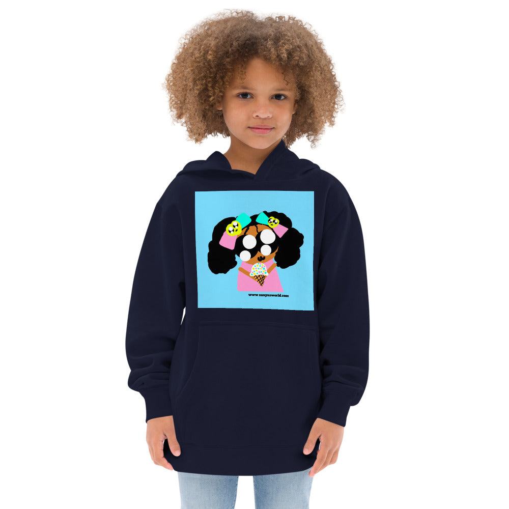 Ice Cream Girl - Kids fleece hoodie