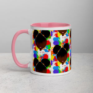 RAINBOW SPLATTER SISTAH Mug with Color Inside