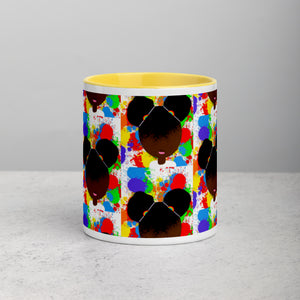 RAINBOW SPLATTER SISTAH Mug with Color Inside